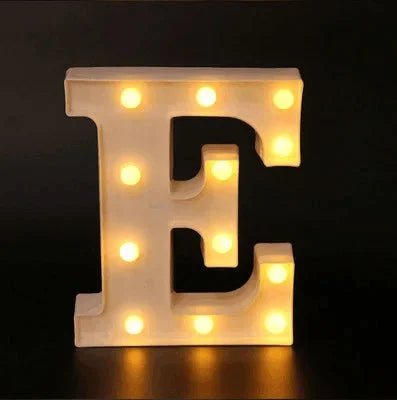 LED Alphabet Letter Lights - Cake Pops Parties