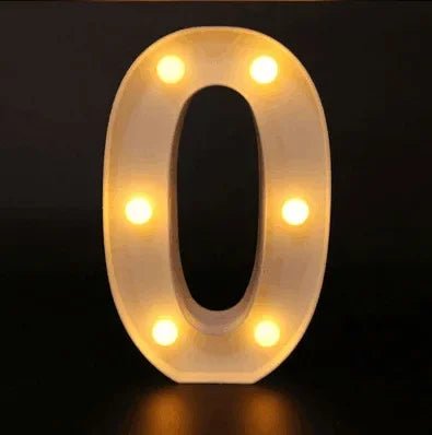 LED Alphabet Letter Lights - Cake Pops Parties
