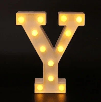 LED Alphabet Letter Lights - Cake Pops Parties