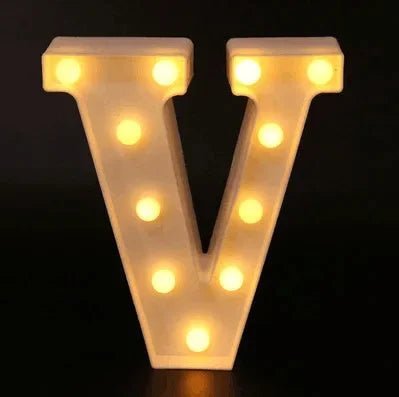 LED Alphabet Letter Lights - Cake Pops Parties