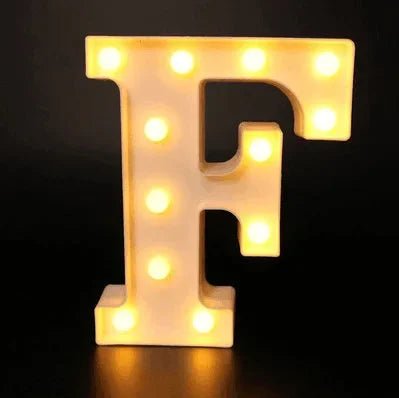 LED Alphabet Letter Lights - Cake Pops Parties