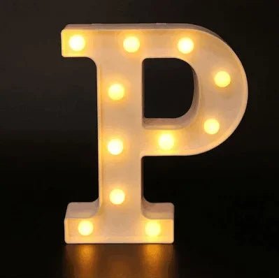 LED Alphabet Letter Lights - Cake Pops Parties