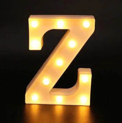 LED Alphabet Letter Lights - Cake Pops Parties