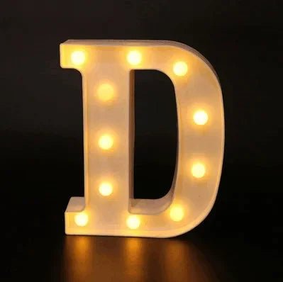 LED Alphabet Letter Lights - Cake Pops Parties
