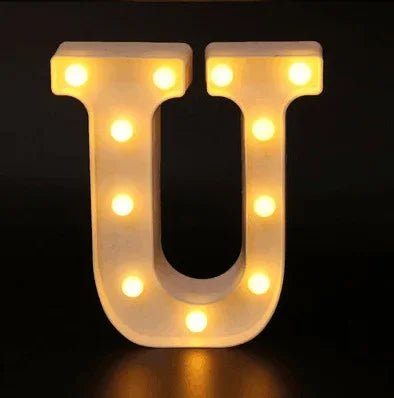 LED Alphabet Letter Lights - Cake Pops Parties