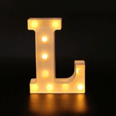 LED Alphabet Letter Lights - Cake Pops Parties
