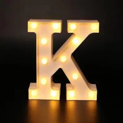 LED Alphabet Letter Lights - Cake Pops Parties