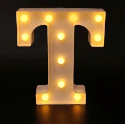 LED Alphabet Letter Lights - Cake Pops Parties