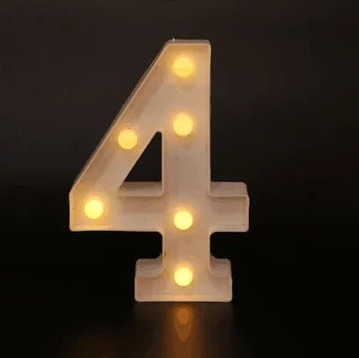 LED Alphabet Letter Lights - Cake Pops Parties