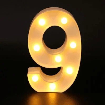 LED Alphabet Letter Lights - Cake Pops Parties