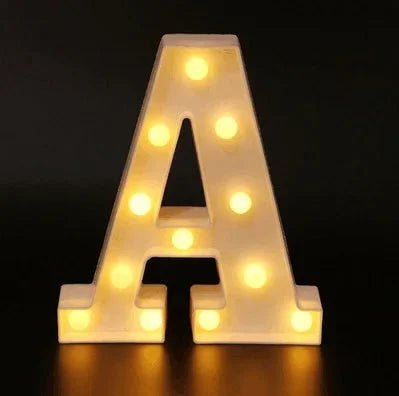 LED Alphabet Letter Lights - Cake Pops Parties