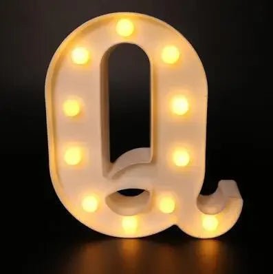 LED Alphabet Letter Lights - Cake Pops Parties