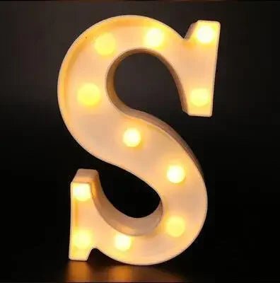 LED Alphabet Letter Lights - Cake Pops Parties