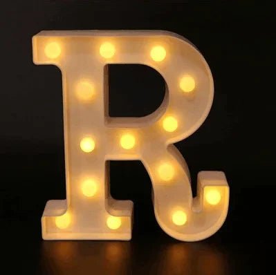 LED Alphabet Letter Lights - Cake Pops Parties