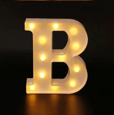 LED Alphabet Letter Lights - Cake Pops Parties