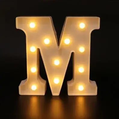 LED Alphabet Letter Lights - Cake Pops Parties