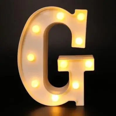LED Alphabet Letter Lights - Cake Pops Parties