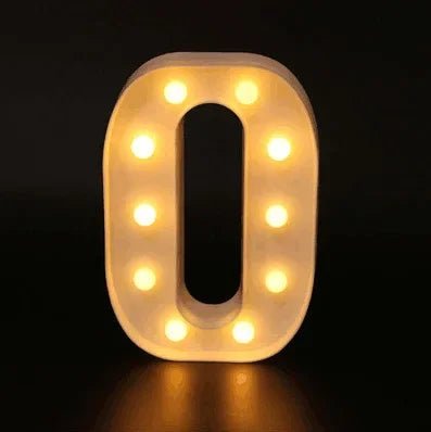 LED Alphabet Letter Lights - Cake Pops Parties
