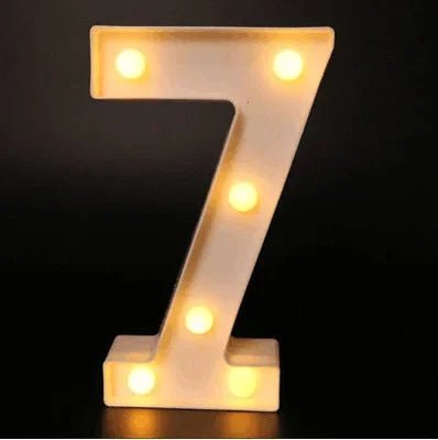 LED Alphabet Letter Lights - Cake Pops Parties