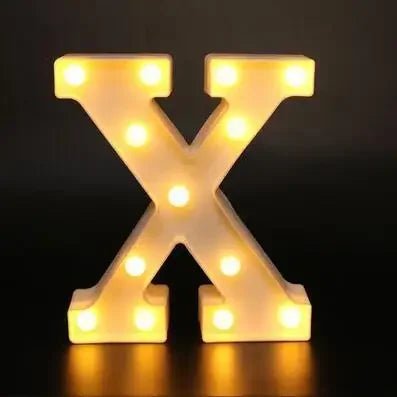 LED Alphabet Letter Lights - Cake Pops Parties