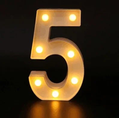 LED Alphabet Letter Lights - Cake Pops Parties
