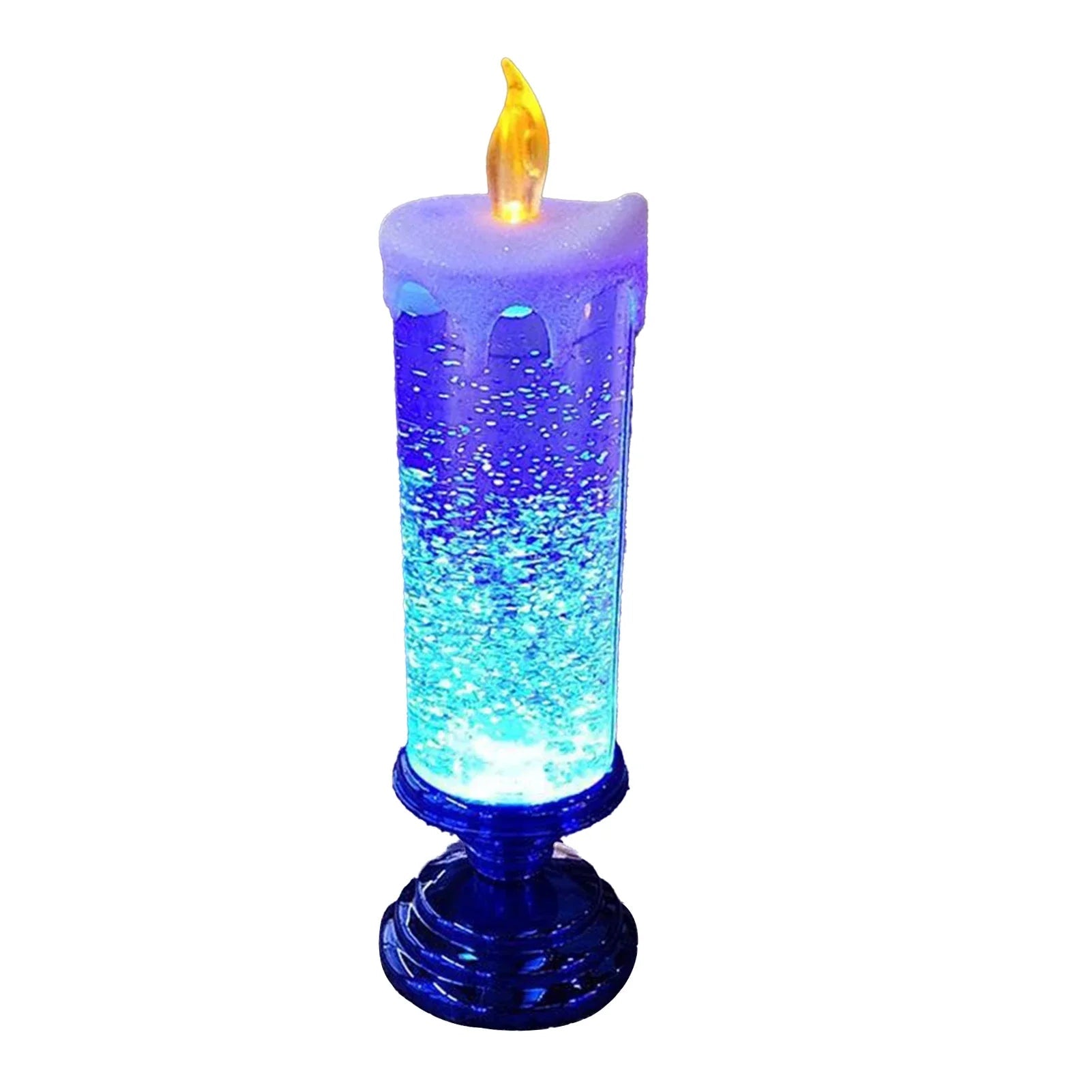 LED Christmas Candles with Glitter Color Change Flameless - Cake Pops Parties