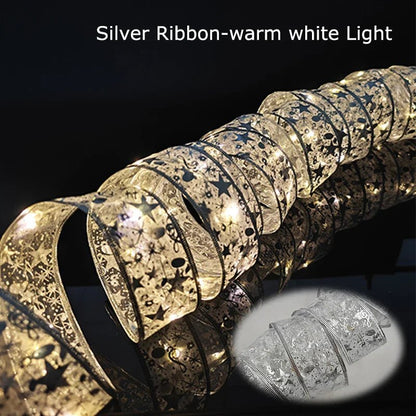 LED Christmas Ribbon Lights String - Cake Pops Parties