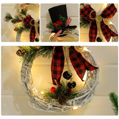 LED Christmas Wreath Garland - Cake Pops Parties