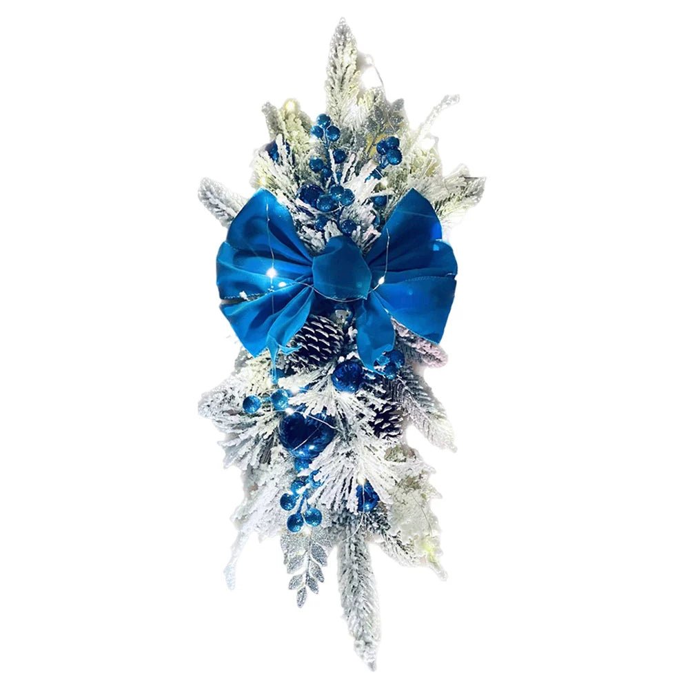 LED Christmas Wreath Garland - Festive Holiday Decor - Cake Pops Parties