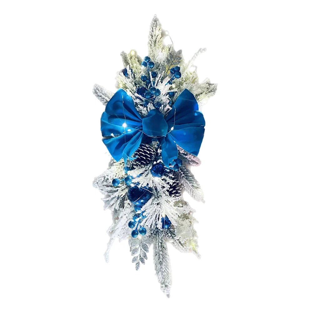 LED Christmas Wreath Garland - Festive Holiday Decor - Cake Pops Parties