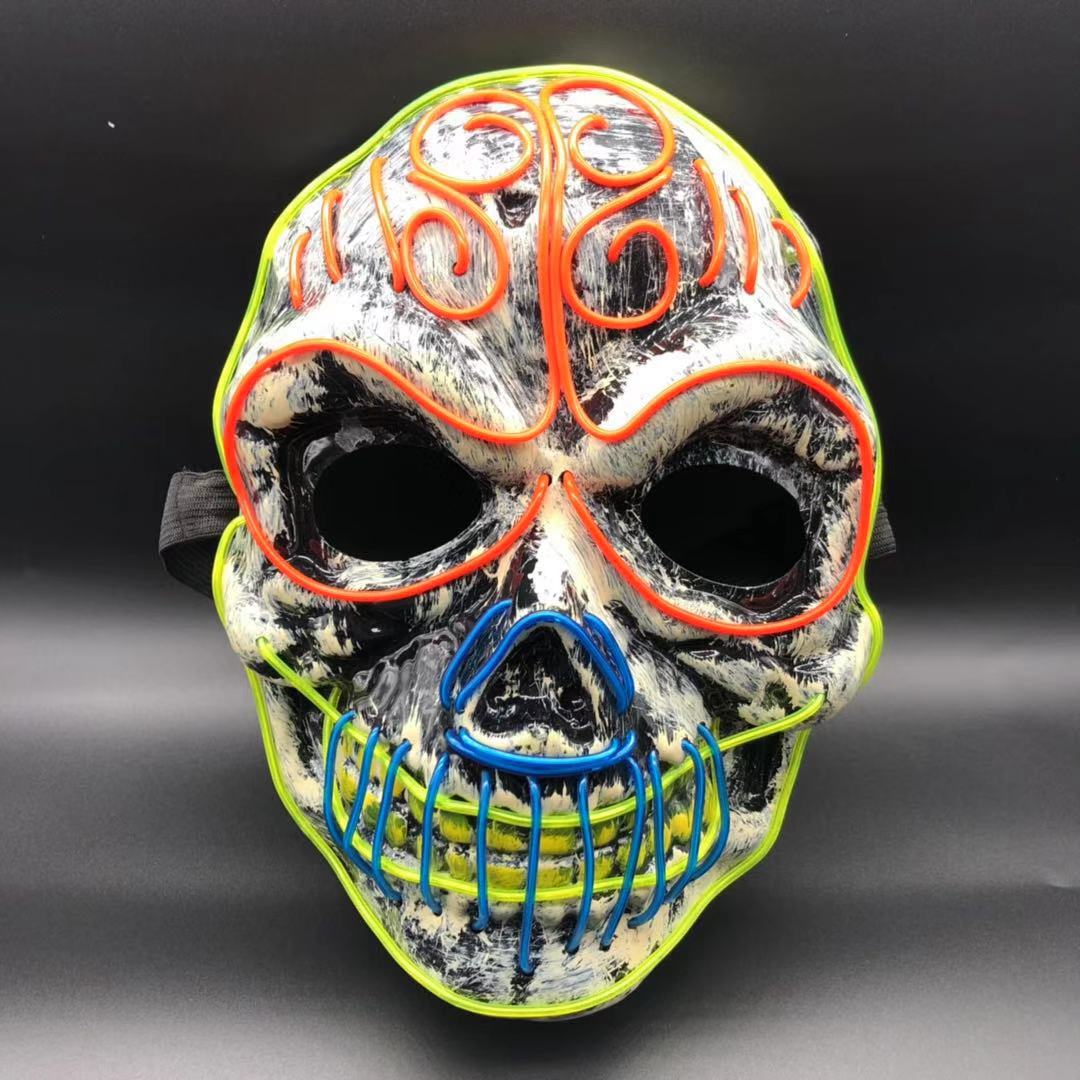 LED Glowing Halloween Skull Mask - Cake Pops Parties