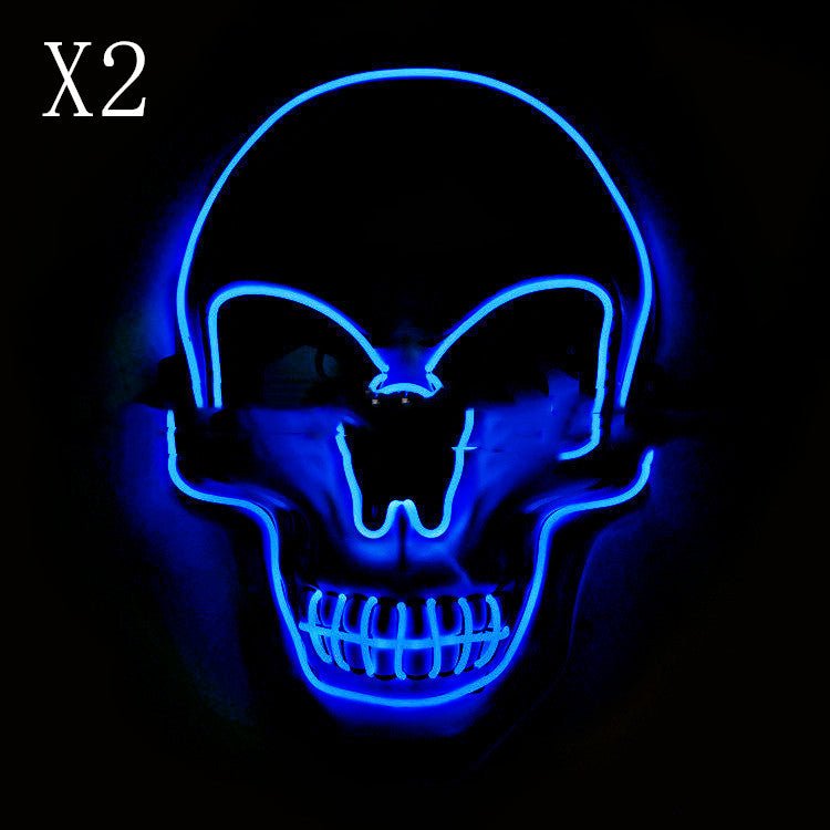 LED Glowing Skull Halloween Mask - Cake Pops Parties