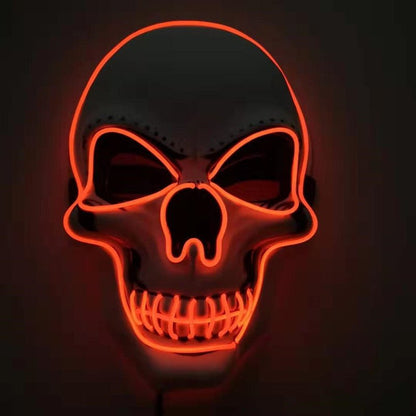 LED Glowing Skull Halloween Mask - Cake Pops Parties
