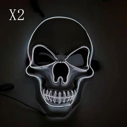 LED Glowing Skull Halloween Mask - Cake Pops Parties