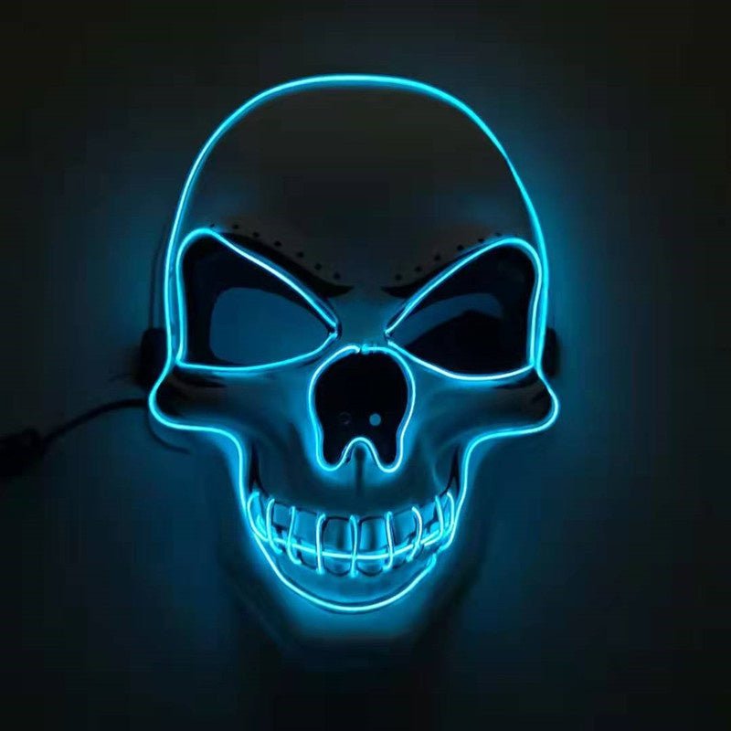 LED Glowing Skull Halloween Mask - Cake Pops Parties