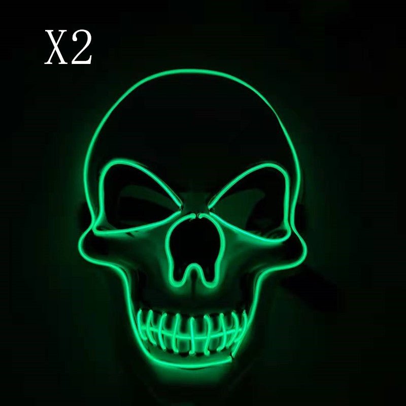 LED Glowing Skull Halloween Mask - Cake Pops Parties