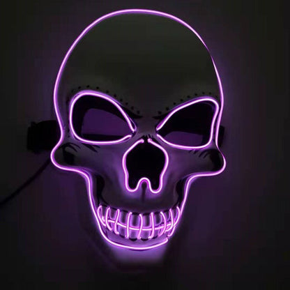 LED Glowing Skull Halloween Mask - Cake Pops Parties