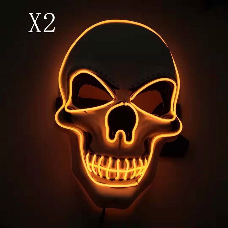 LED Glowing Skull Halloween Mask - Cake Pops Parties
