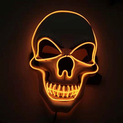 LED Glowing Skull Halloween Mask - Cake Pops Parties