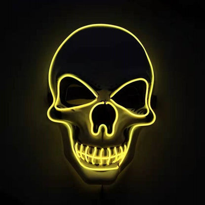 LED Glowing Skull Halloween Mask - Cake Pops Parties
