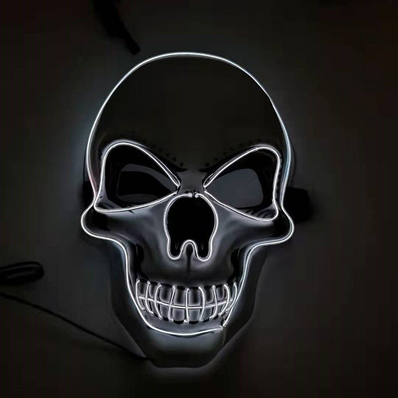 LED Glowing Skull Halloween Mask - Cake Pops Parties