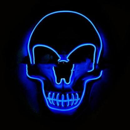 LED Glowing Skull Halloween Mask - Cake Pops Parties