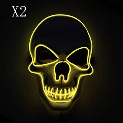 LED Glowing Skull Halloween Mask - Cake Pops Parties