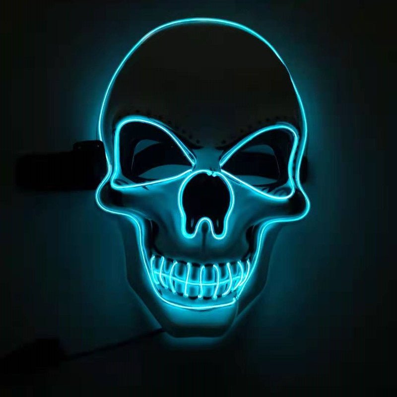 LED Glowing Skull Halloween Mask - Cake Pops Parties