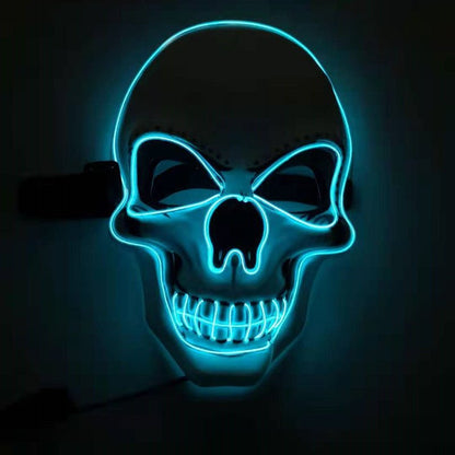 LED Glowing Skull Halloween Mask - Cake Pops Parties