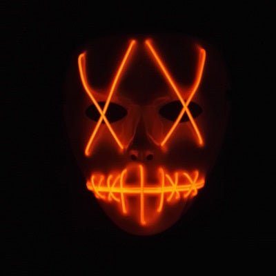 LED Halloween Glowing Mask - Cake Pops Parties