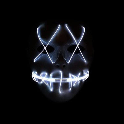 LED Halloween Glowing Mask - Cake Pops Parties