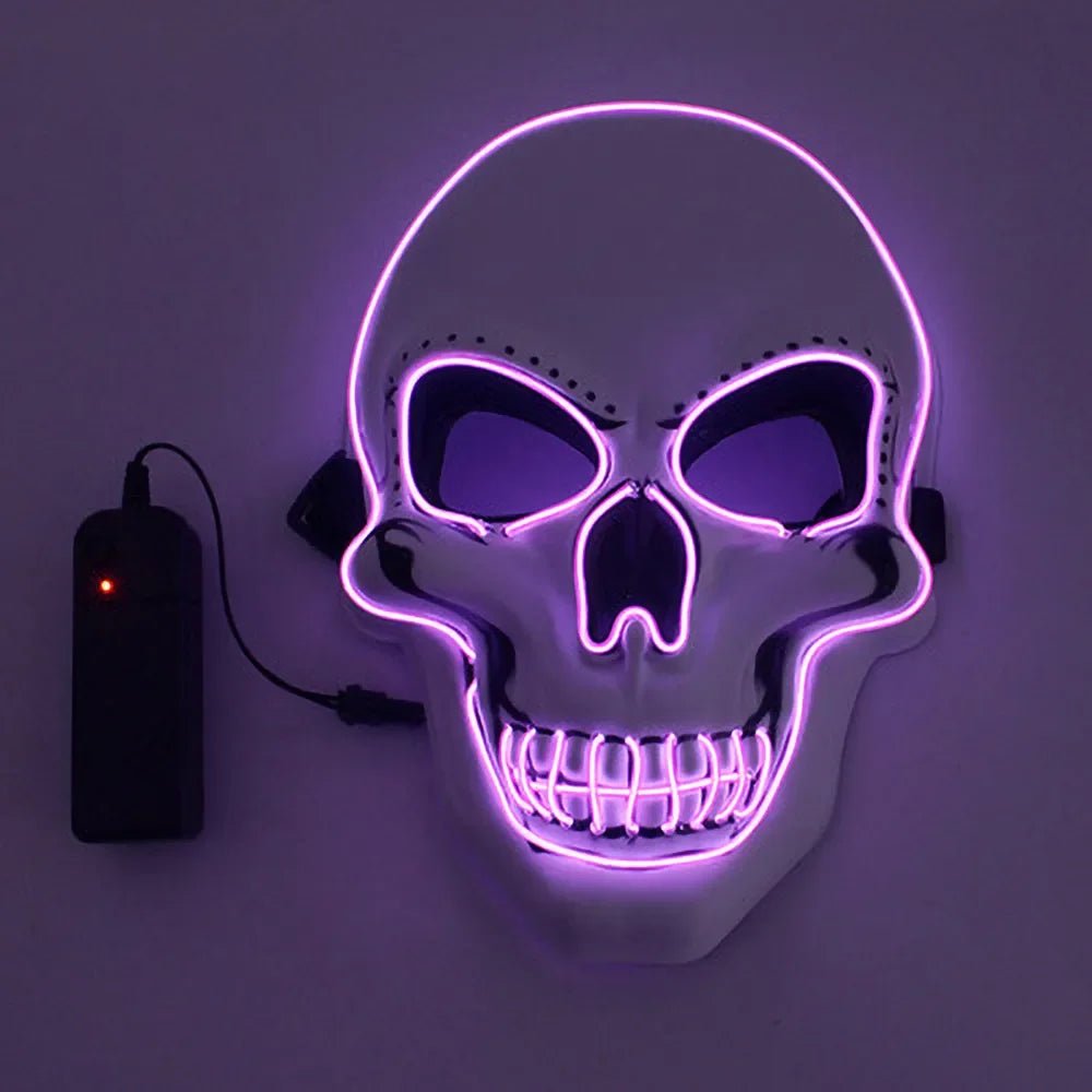 LED Halloween Skull Mask - Cake Pops Parties