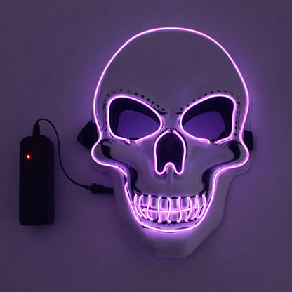 LED Halloween Skull Mask - Cake Pops Parties