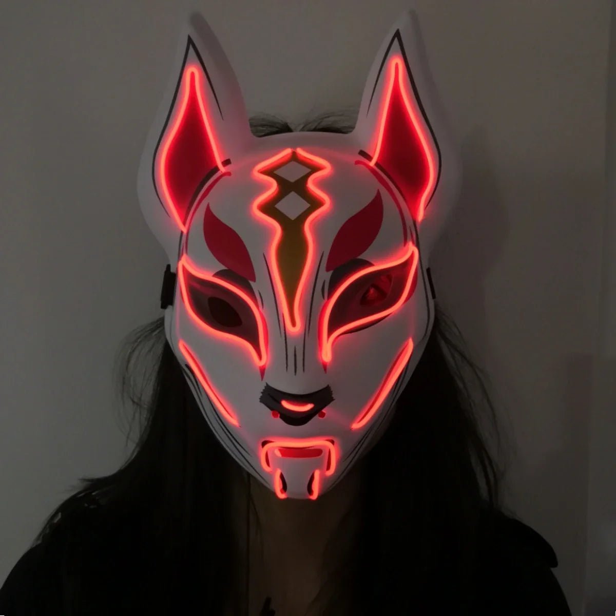 LED Light Up Fox Halloween Mask - Cake Pops Parties